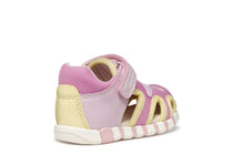 Geox sandale fete cu panza 18-26 Iupidoo Pink/Light Yellow cu stea
