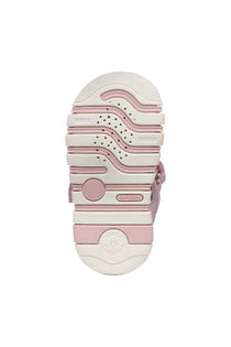 Geox sandale fete cu panza 18-26 Iupidoo Pink/Light Yellow cu stea
