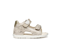 Geox sandale fete cu scai 18-26 Macchia Beige/Light Gold