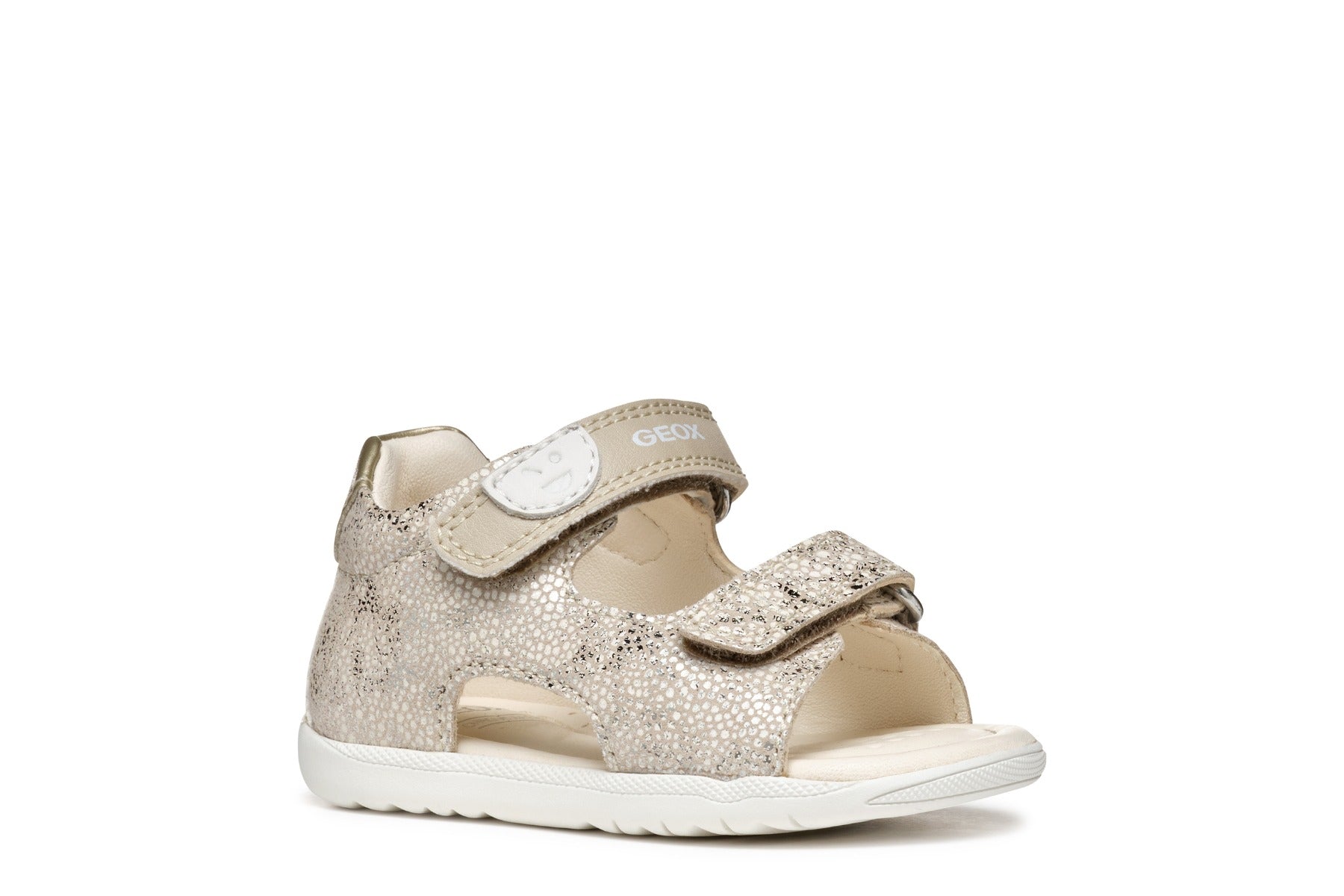 Geox sandale fete cu scai 18-26 Macchia Beige/Light Gold Imagine secundară a produsului