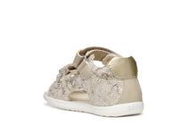 Geox sandale fete cu scai 18-26 Macchia Beige/Light Gold