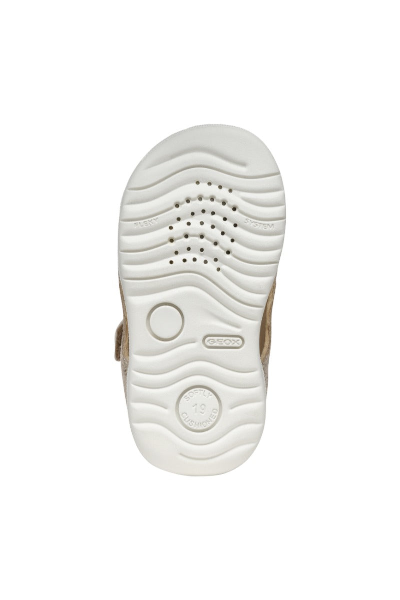 Geox sandale fete cu scai 18-26 Macchia Beige/Light Gold