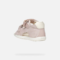 Geox sandale fete cu scai 18-26 Macchia Rose/Off White