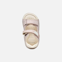 Geox sandale fete cu scai 18-26 Macchia Rose/Off White