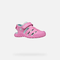 Geox sandale fete Fusbetto Pro Junior Quick Dry Water-resistant 26-34 Dark Pink/Aqua
