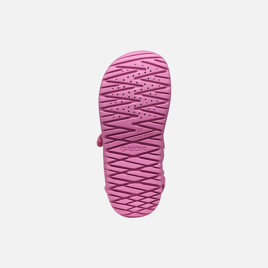 Geox sandale fete Fusbetto Pro Junior Quick Dry Water-resistant 26-34 Dark Pink/Aqua