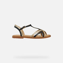 Geox sandale fete Karly 28-36 Black/Platinum