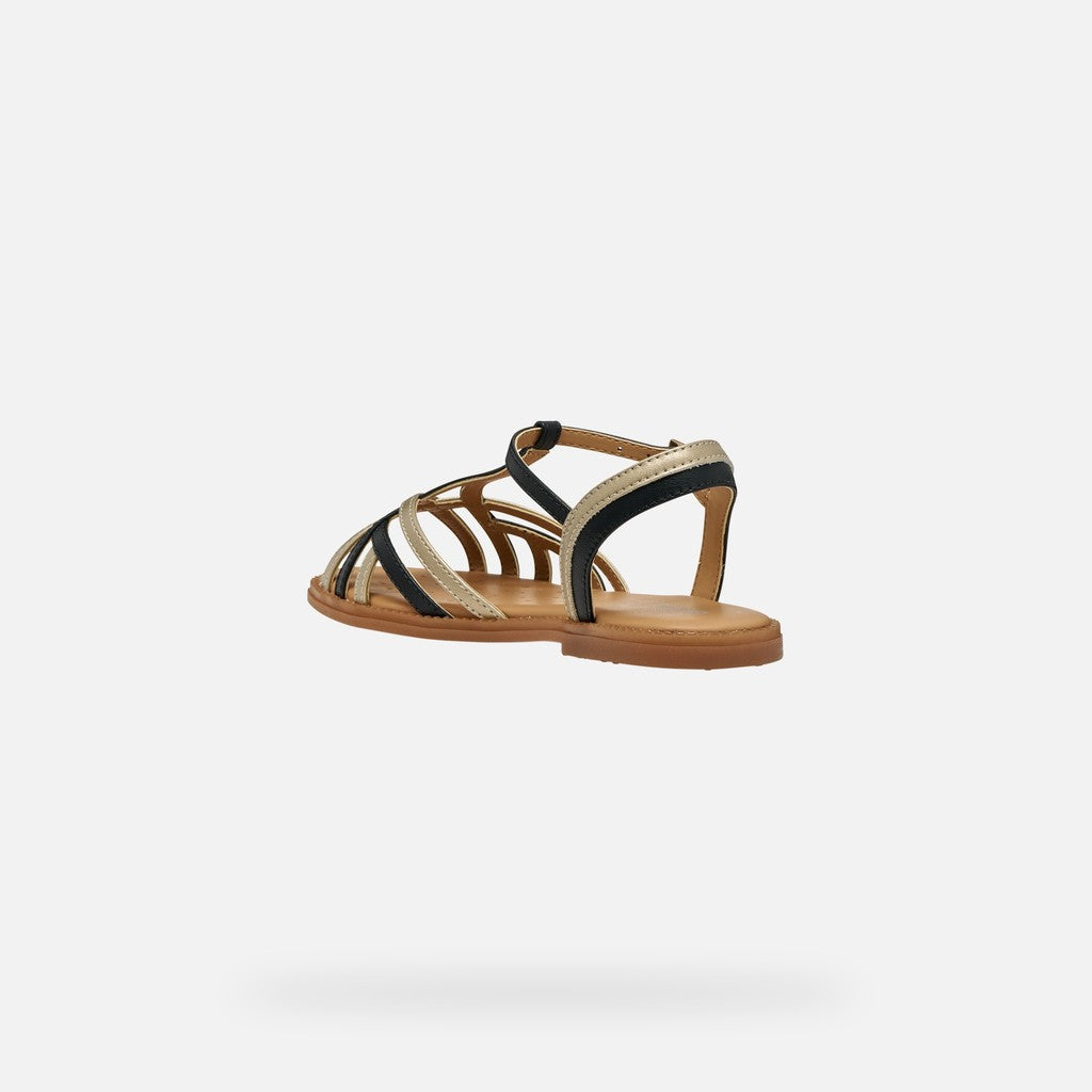Geox sandale fete Karly 28-36 Black/Platinum