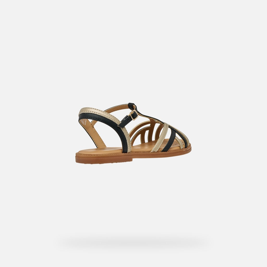 Geox sandale fete Karly 28-36 Black/Platinum