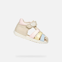 Geox sandale fete Macchia Baby 18-26 Light ivory/Light yellow