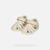 Geox sandale fete Macchia Baby 18-26 Light ivory/Light yellow