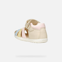 Geox sandale fete Macchia Baby 18-26 Light ivory/Light yellow