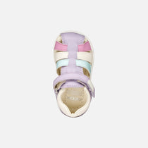 Geox sandale fete Macchia Baby 18-26 Lilac/Watersea