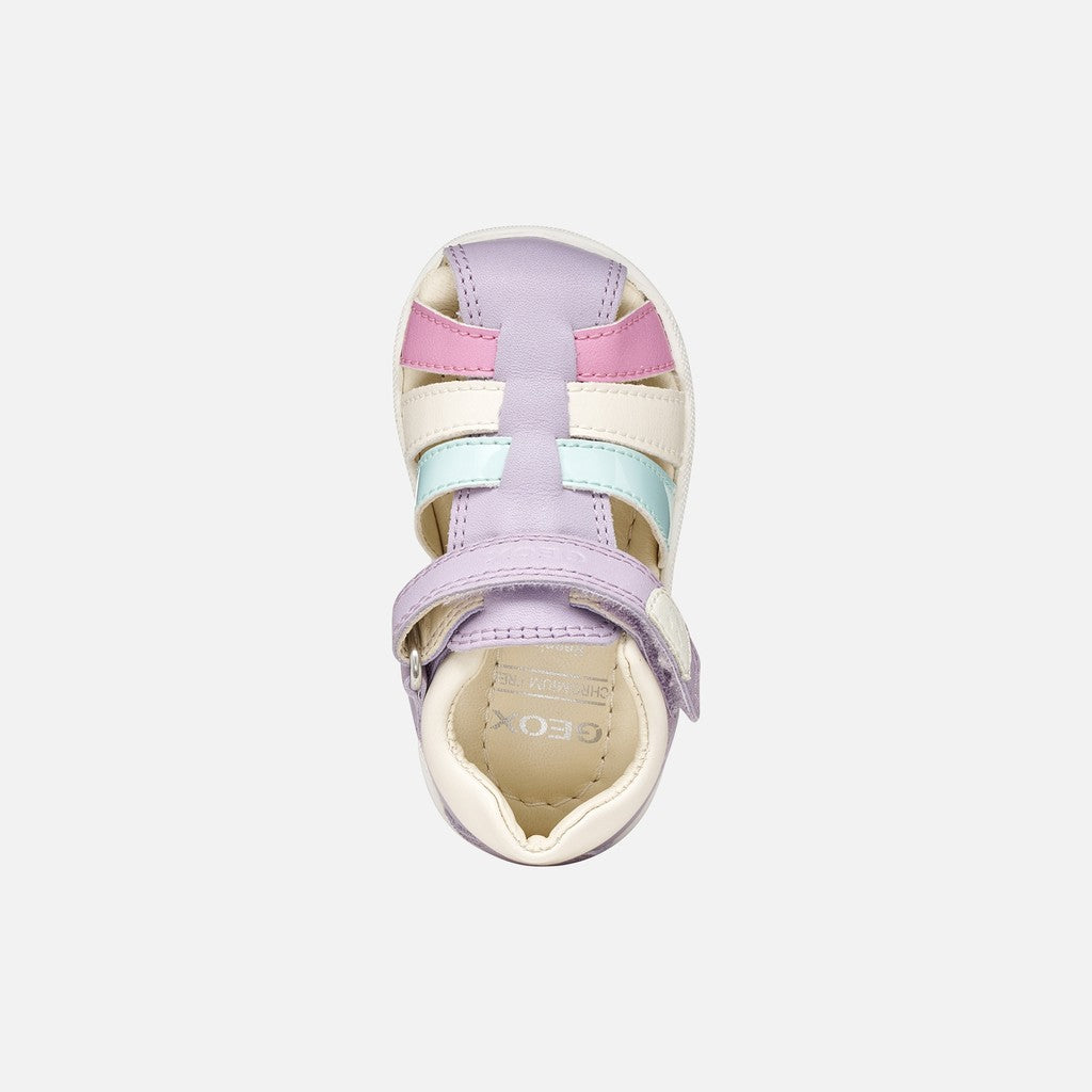 Geox sandale fete Macchia Baby 18-26 Lilac/Watersea