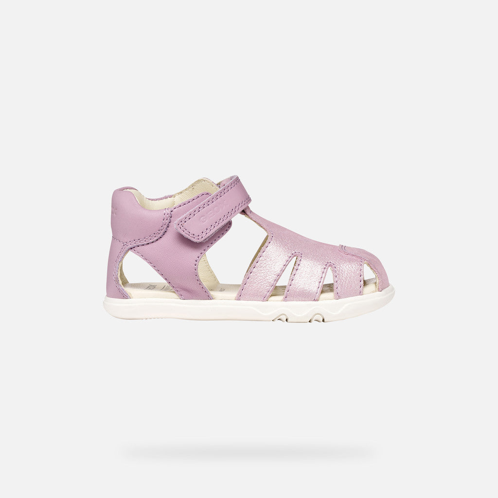 Geox sandale fete Barefoot Steppieup Baby 20-27 Lilac