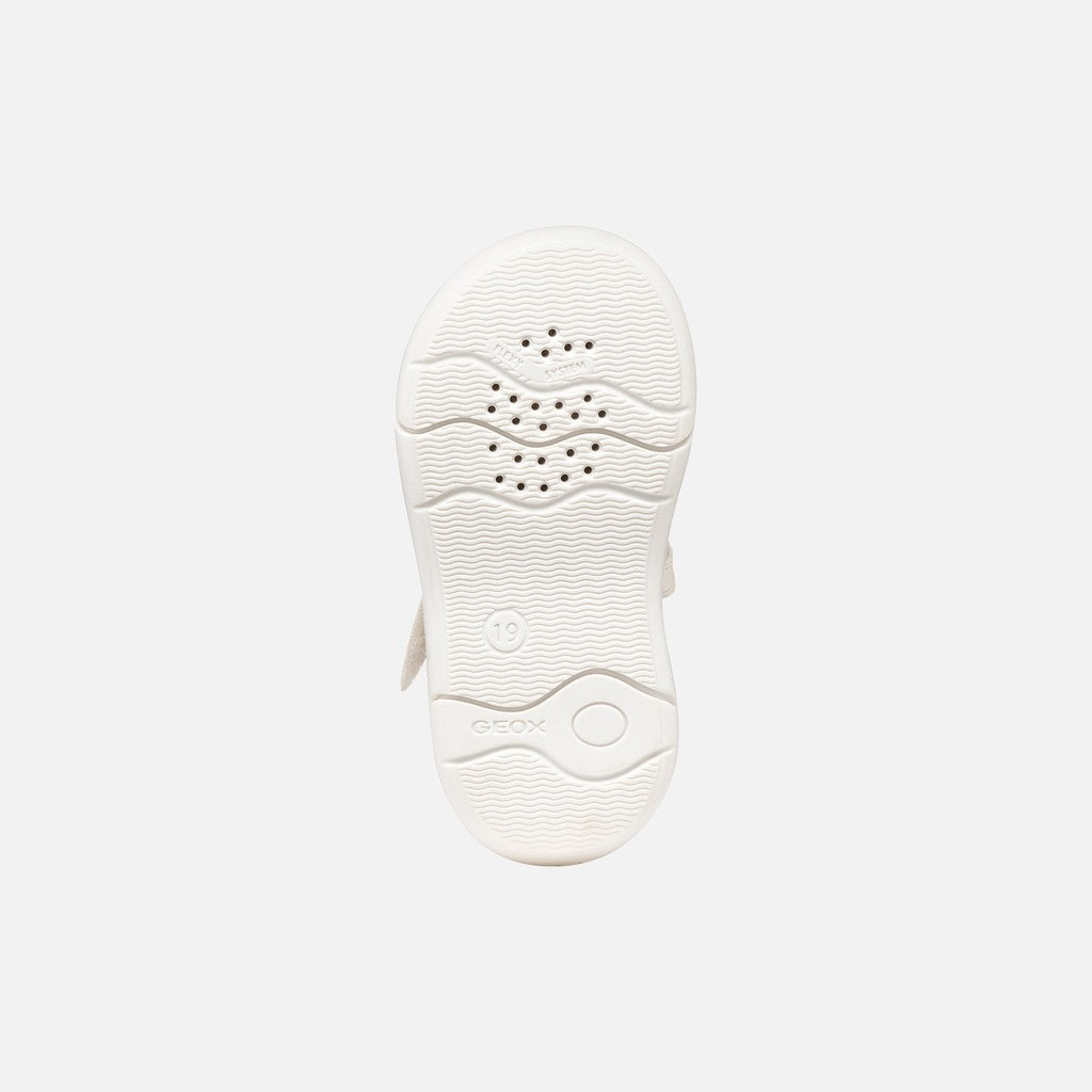 Geox sandale fete Zapito Baby 18-26 White/Light blue cu ursuleti