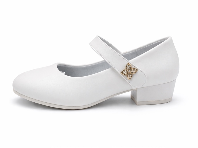 i`Miss Q pantofi fetite eleganti cu toc 31-38 White