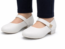 i`Miss Q pantofi fetite eleganti cu toc 31-38 White