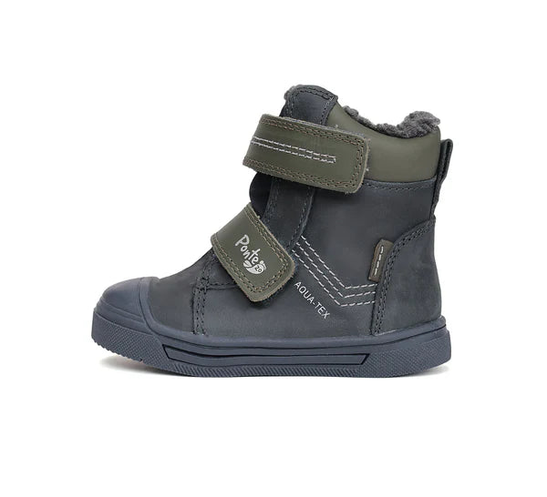 D.D.Step ghete baieti imblanite Ponte20 supinati AQUA-TEX 22-27 Royal Blue Imagine secundară a produsului