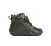 D.D.Step ghete baieti Barefoot imblanite 20-25 Emerald cu catel