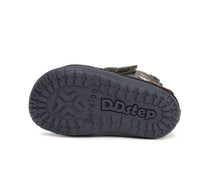 D.D.Step ghete baieti Barefoot imblanite 20-25 Emerald cu catel