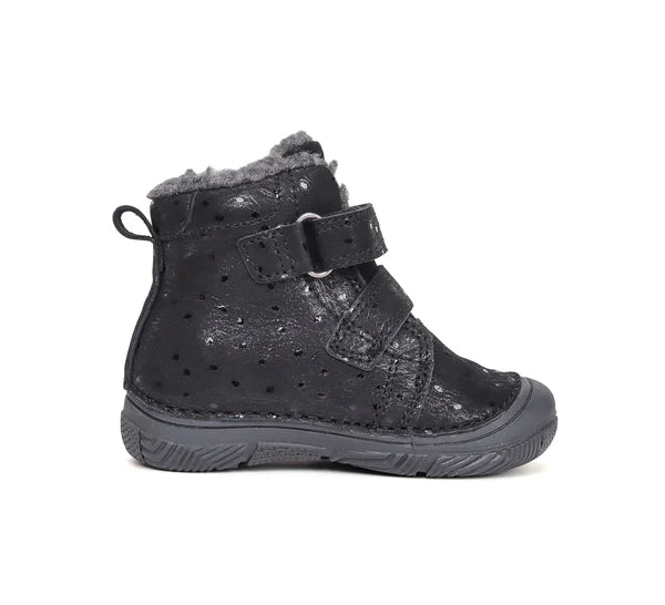 D.D.Step ghete fete imblanite 26-31 Black cu buline
