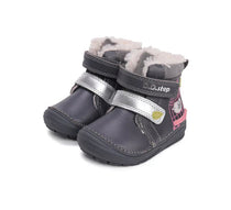 D.D.Step ghete fete imblanite 20-25 Dark Grey cu pasare in colivie