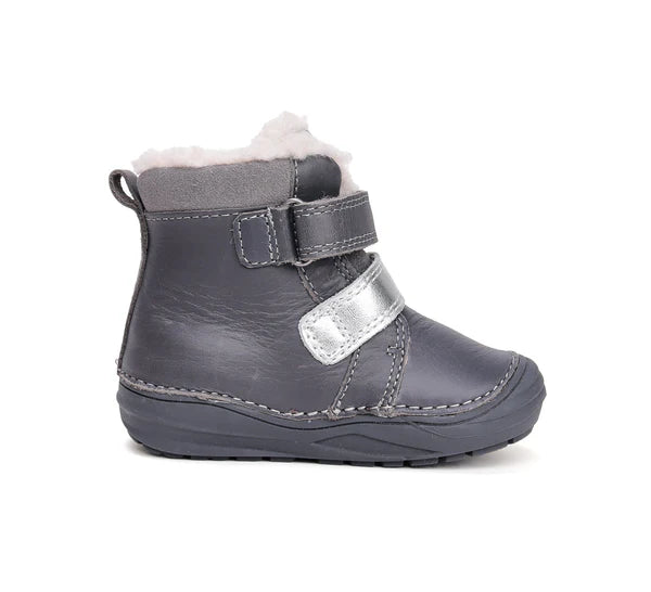 D.D.Step ghete fete imblanite 20-25 Dark Grey cu pasare in colivie