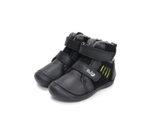 D.D.Step ghete baieti imblanite Ponte20 supinati 30-35 Black cu dungi