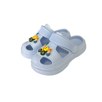 Jomix papuci baieti din cauciuc tip saboti 22-27 Blue cu excavator