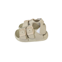 Jomix papuci unisex din cauciuc cu catarama si bareta calcai  19-29 Beige