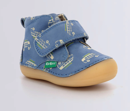 KicKers pantofi baieti cu scai 18-24, Sabio Bleu Van