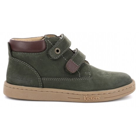 KicKers pantofi baieti cu scai marimea 18-24, Tackeasy Kaki Imagine secundară a produsului
