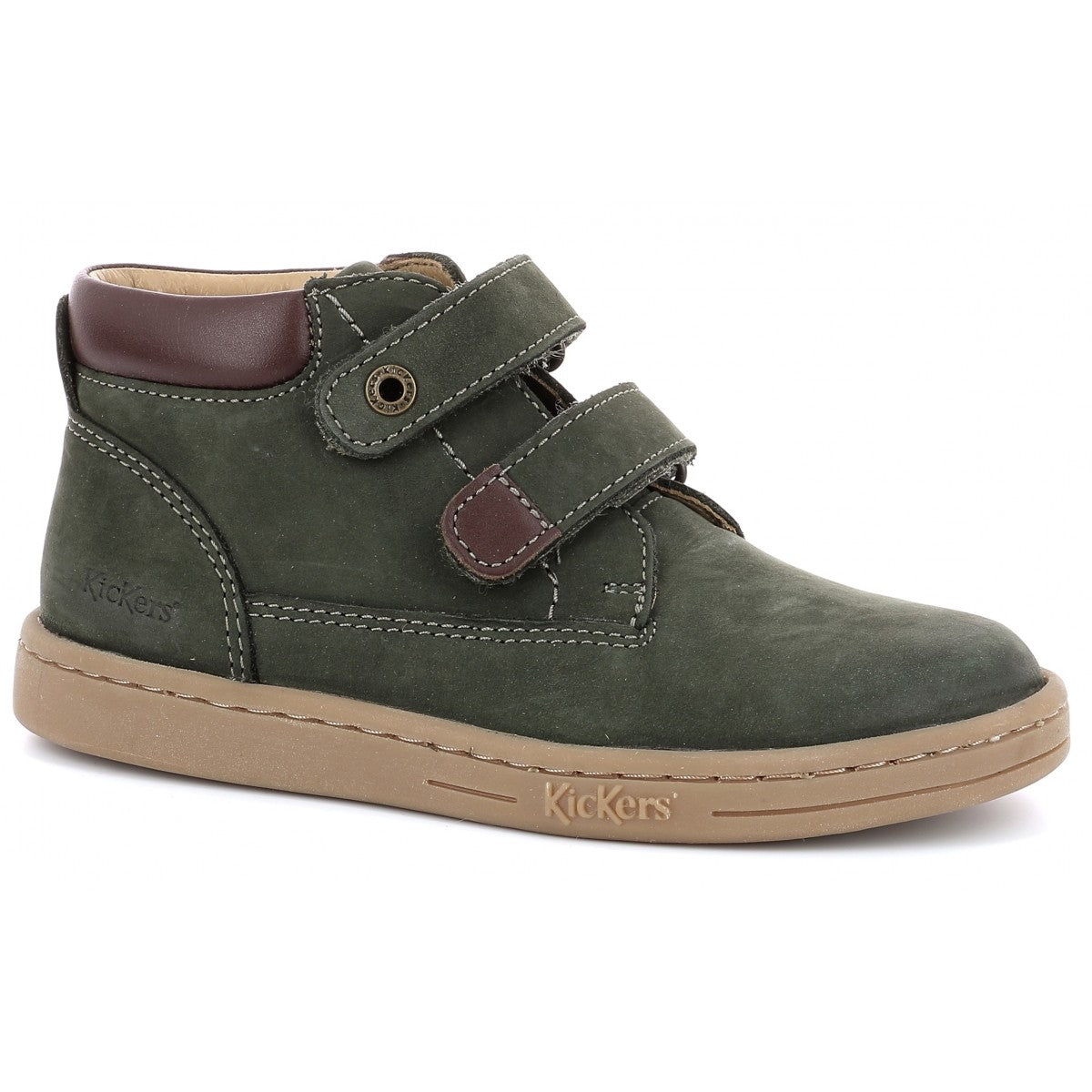 KicKers pantofi baieti cu scai marimea 18-24, Tackeasy Kaki Imagine principală a produsului