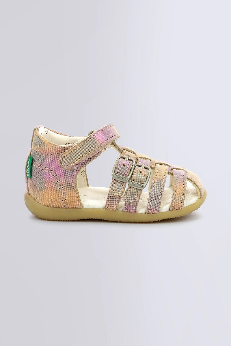 KicKers sandale fete cu scai 19-24 BIGKRO Rose Rainbow Imagine principală a produsului