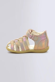 KicKers sandale fete cu scai 19-24 BIGKRO Rose Rainbow