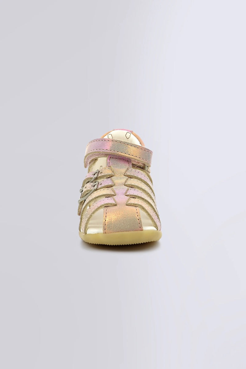 KicKers sandale fete cu scai 19-24 BIGKRO Rose Rainbow