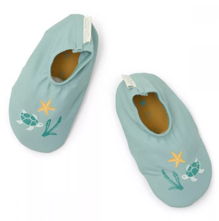Little Dutch papuci de inot cu protectie UV50+ marimea 19-20 Seashells Surf Green