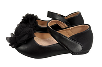 Luszi balerini fete cu bareta si floricele 23-30 Black