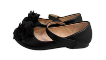 Luszi balerini fete cu bareta si floricele 30-36 Black