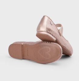 Mayoral balerini fete cu paiete 26-28 Rose Gold