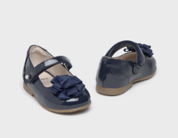 Mayoral balerini fete lacuiti semidecupati cu floare 19-25 Navy Blue Imagine secundară a produsului