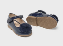 Mayoral balerini fetite cu pom pom 19-25, Navy Blue