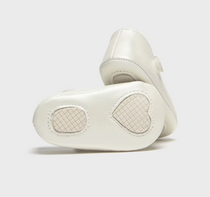 Mayoral botosei fete balerini cu pompon 15-19 Off-white