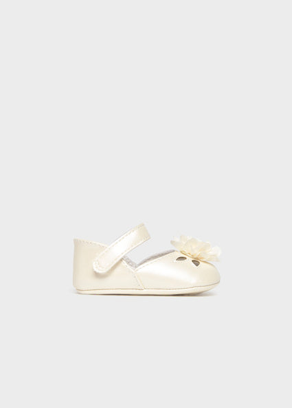 Mayoral elegáns lány mamusz virággal 0-12 hónapos Off-white