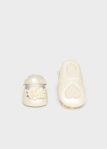 Mayoral elegáns lány mamusz virággal 0-12 hónapos Off-white
