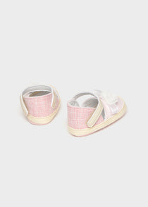 Mayoral botosei fete elegante din tesatura cu floare 0-18 luni Roz baby