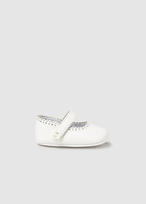Mayoral botosei fete tip balerini cu perforatii 15-18 Off-white
