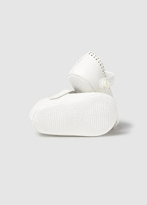 Mayoral botosei fete tip balerini cu perforatii 15-18 Off-white