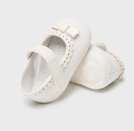 Mayoral botosei fete tip balerini textura 15-18 Off-white